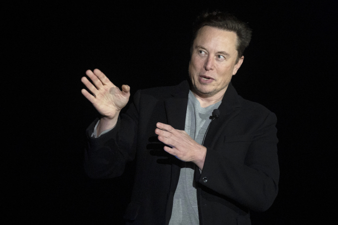Tỷ phú Elon Musk tại một sự kiện gần Boca Chica, bang Texas, Mỹ, ngày 10/2/2023. Ảnh: AFP